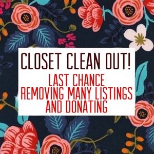 Closet Clean Out- Removing Old Listings